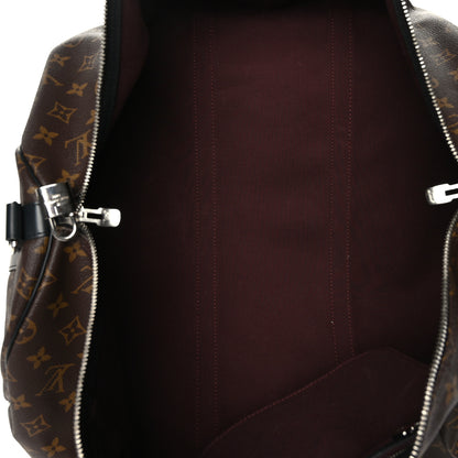 Louis Vuitton Monogram Macassar Keepall Bandouliere 55 5 of 10