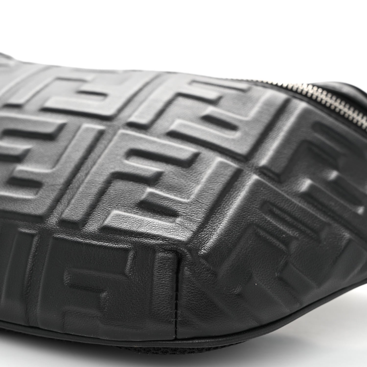 Fendi Nappa FF 1974 Embossed Belt Bag Black 9 of 9