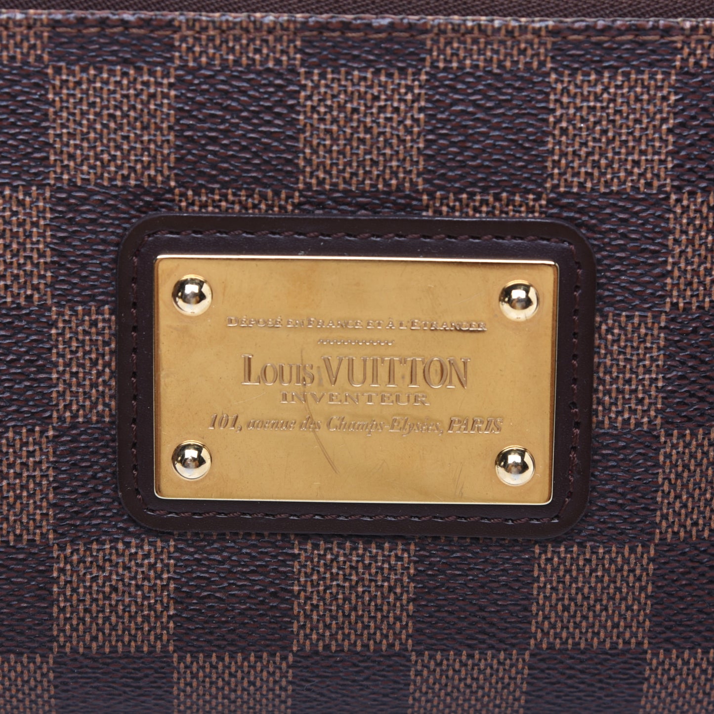 Damier Ebene Eva Clutch