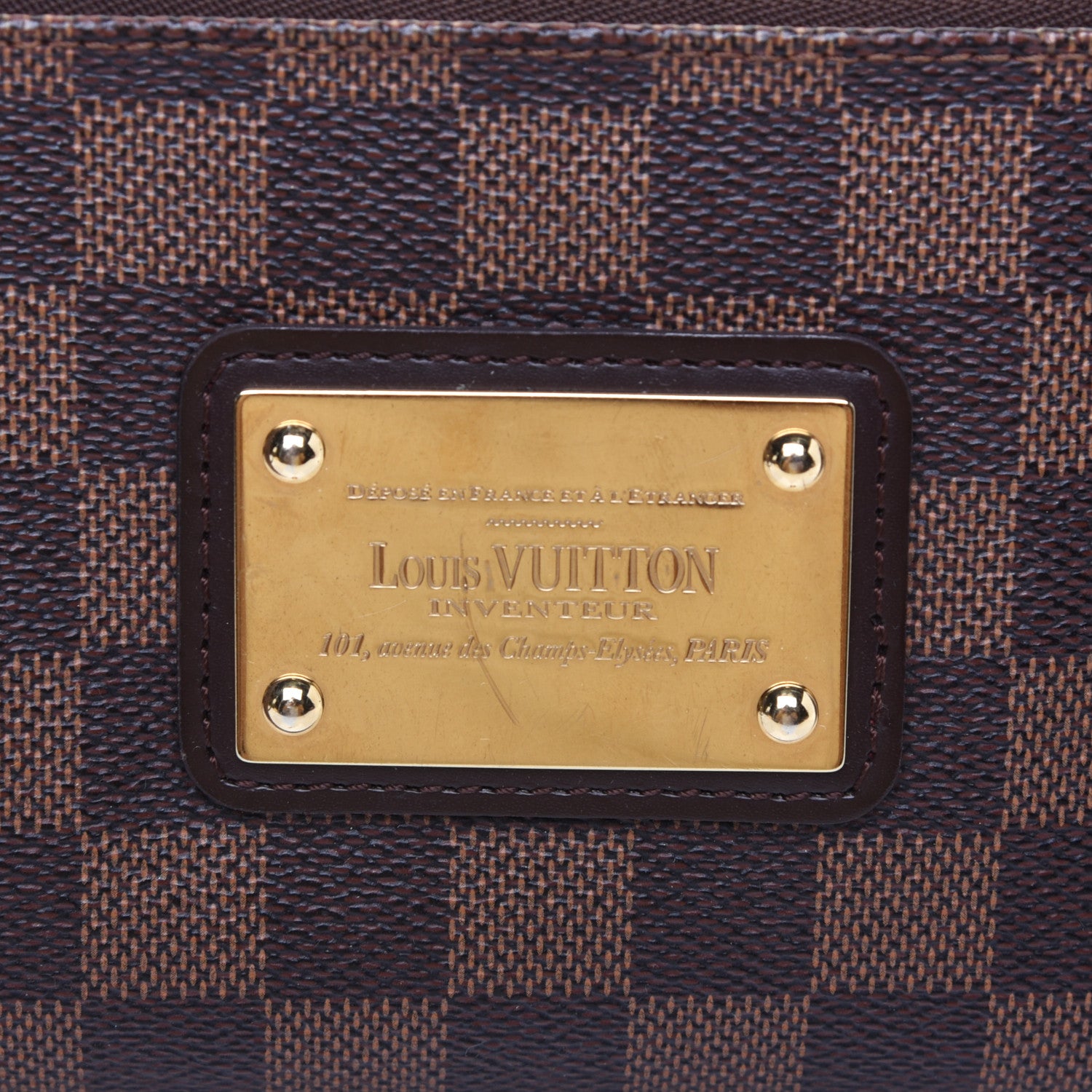 Louis Vuitton Damier Ebene Eva Clutch 12 of 15
