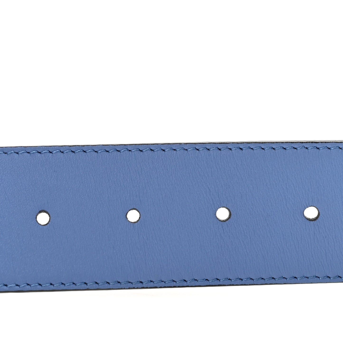 Calfskin Double G 40mm Belt 90 36 Clear Sky Blue