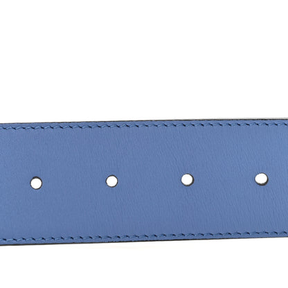 Gucci Calfskin Double G 40mm Belt 90 36 Clear Sky Blue 3 of 8