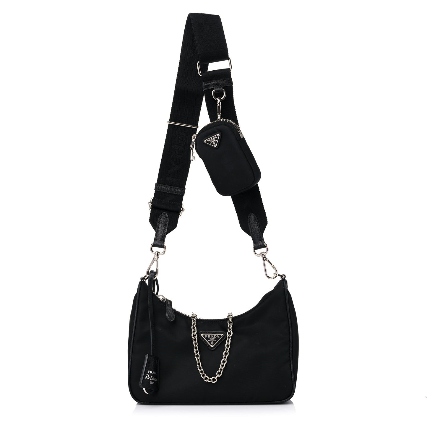 Nylon Re-Edition 2005 Shoulder Bag Black
