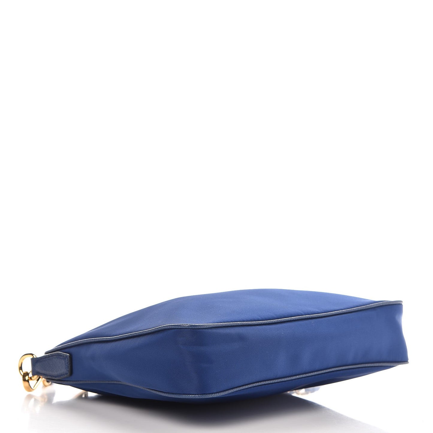 Tessuto Nylon Saffiano Crossbody Bag Bluette
