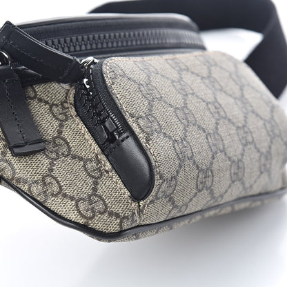 Gucci GG Supreme Monogram Belt Bag Black 7 of 9