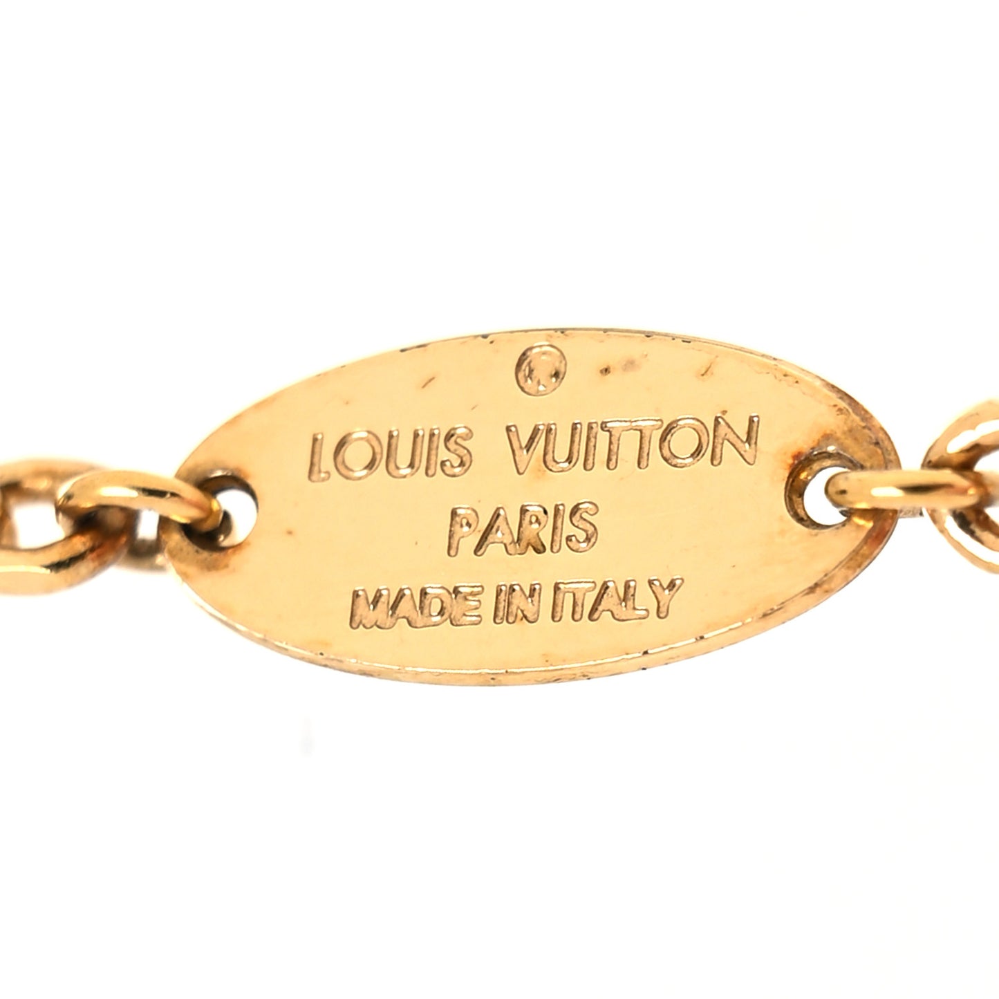 Monogram Charms Necklace Gold