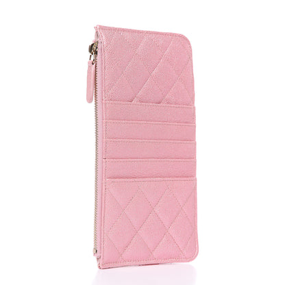 Chanel Iridescent Caviar Quilted Classic iPhone Pouch Rose Pink 3 of 7