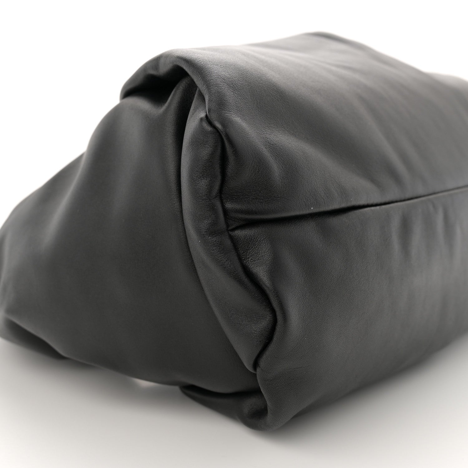 Bottega Veneta Smooth Butter Calfskin Small The Shoulder Pouch Black 9 of 10