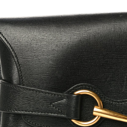 Gucci Calfskin Large Bright Bit Clutch Black 18 of 20