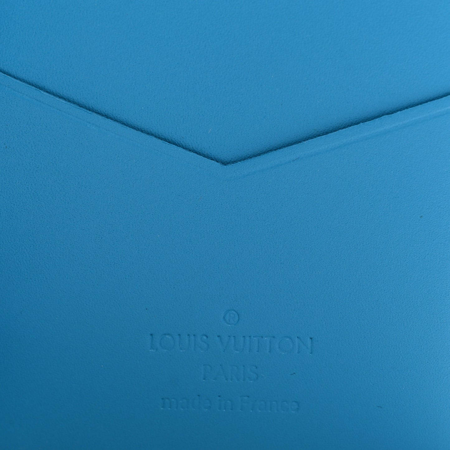 Taurillon Monogram Pocket Organizer Turquoise