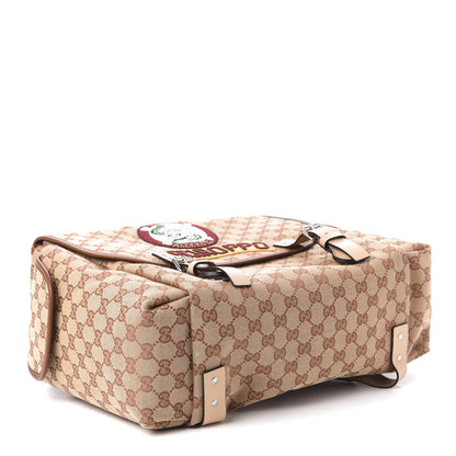 Gucci Monogram Childrens Sciroppo Patch Backpack Beige 3 of 9