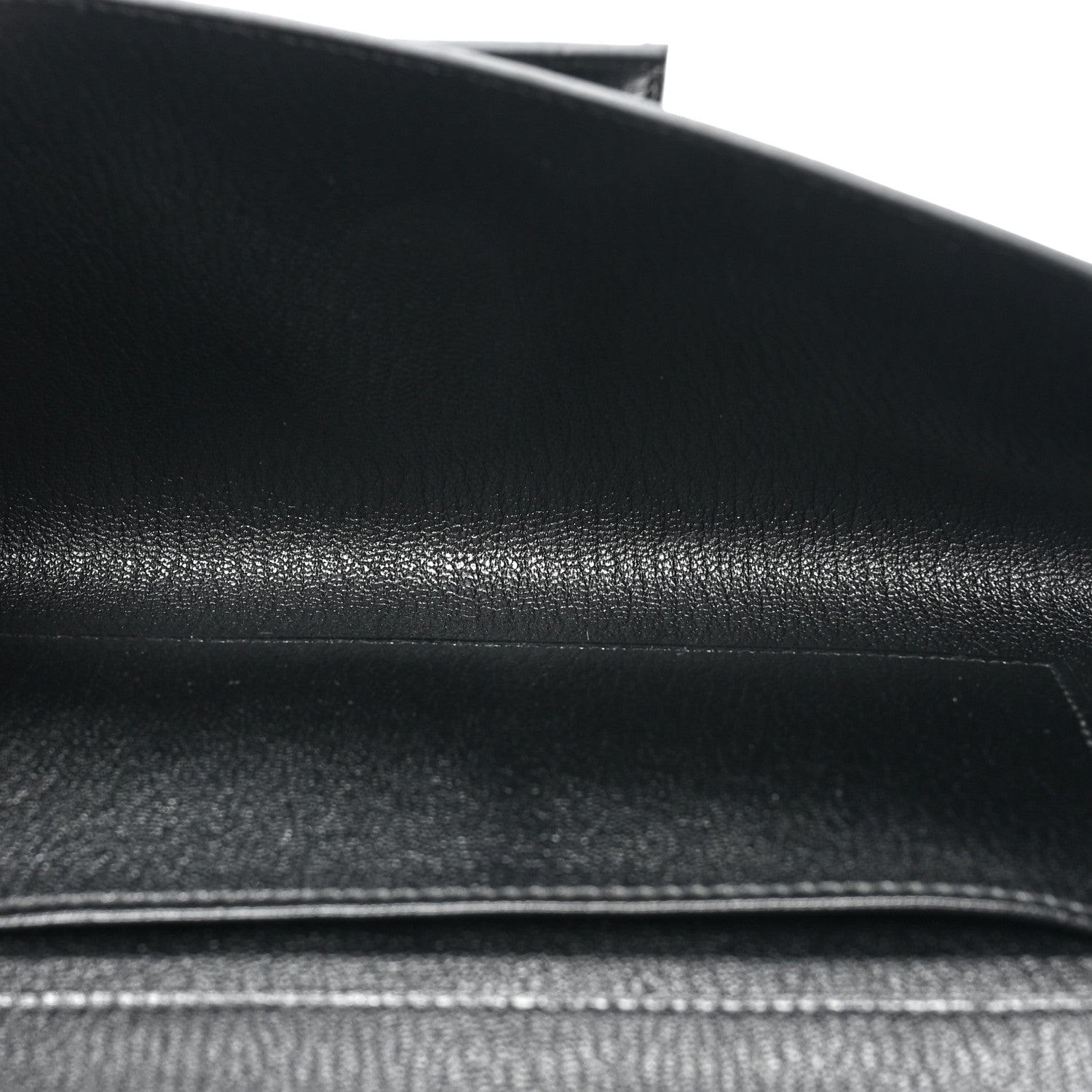 Hermes Chevre Mysore Medor 23 Clutch Black 5 of 12