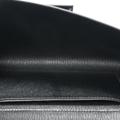 Hermes Chevre Mysore Medor 23 Clutch Black 5 of 12