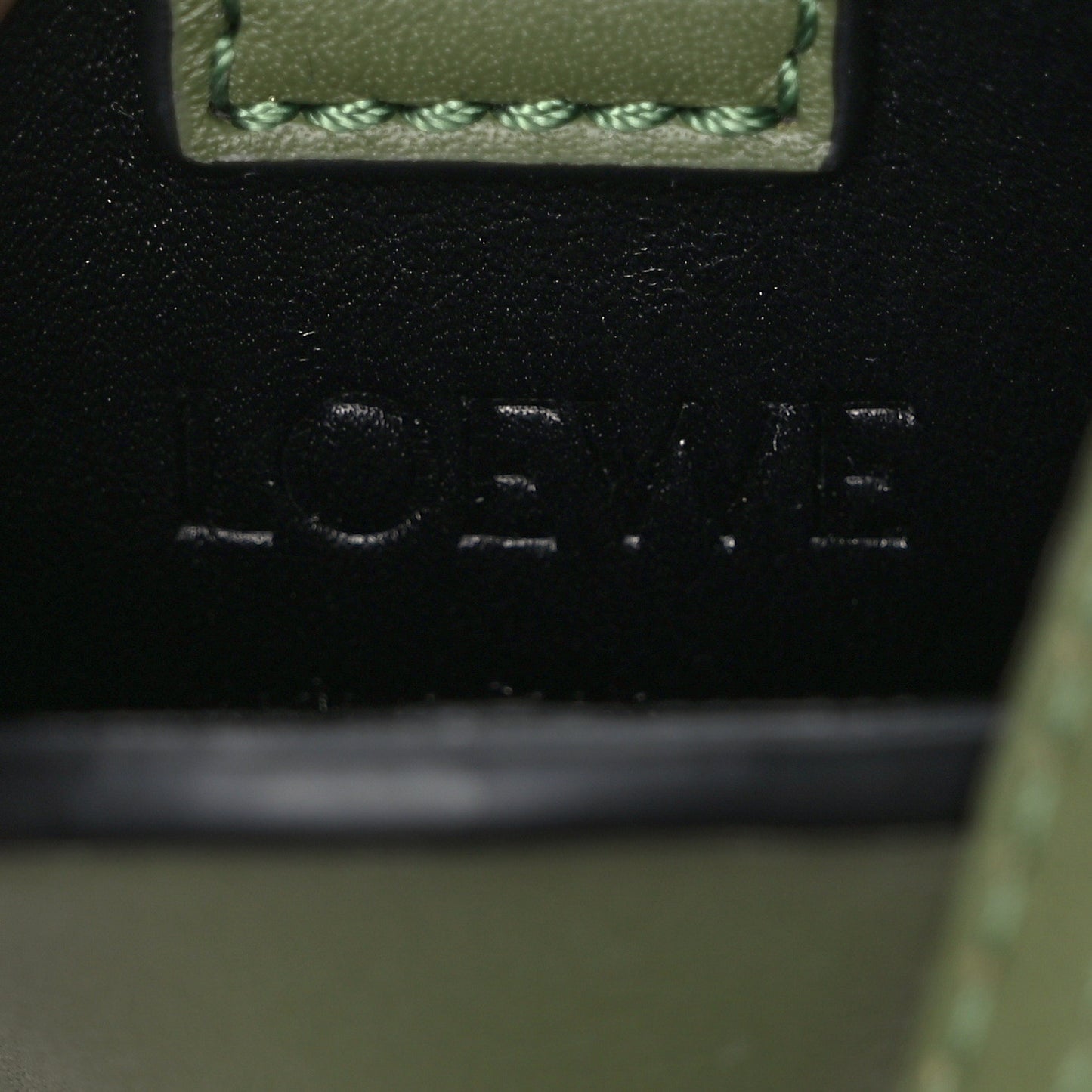 Calfskin Elephant Pouch Crossbody Bag Avocado