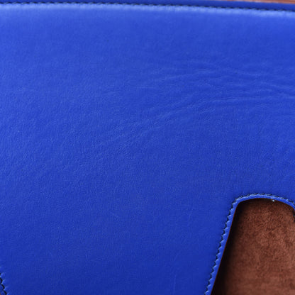 Celine Natural Calfskin Large Tie Knot Tote Royal Blue 18 of 18