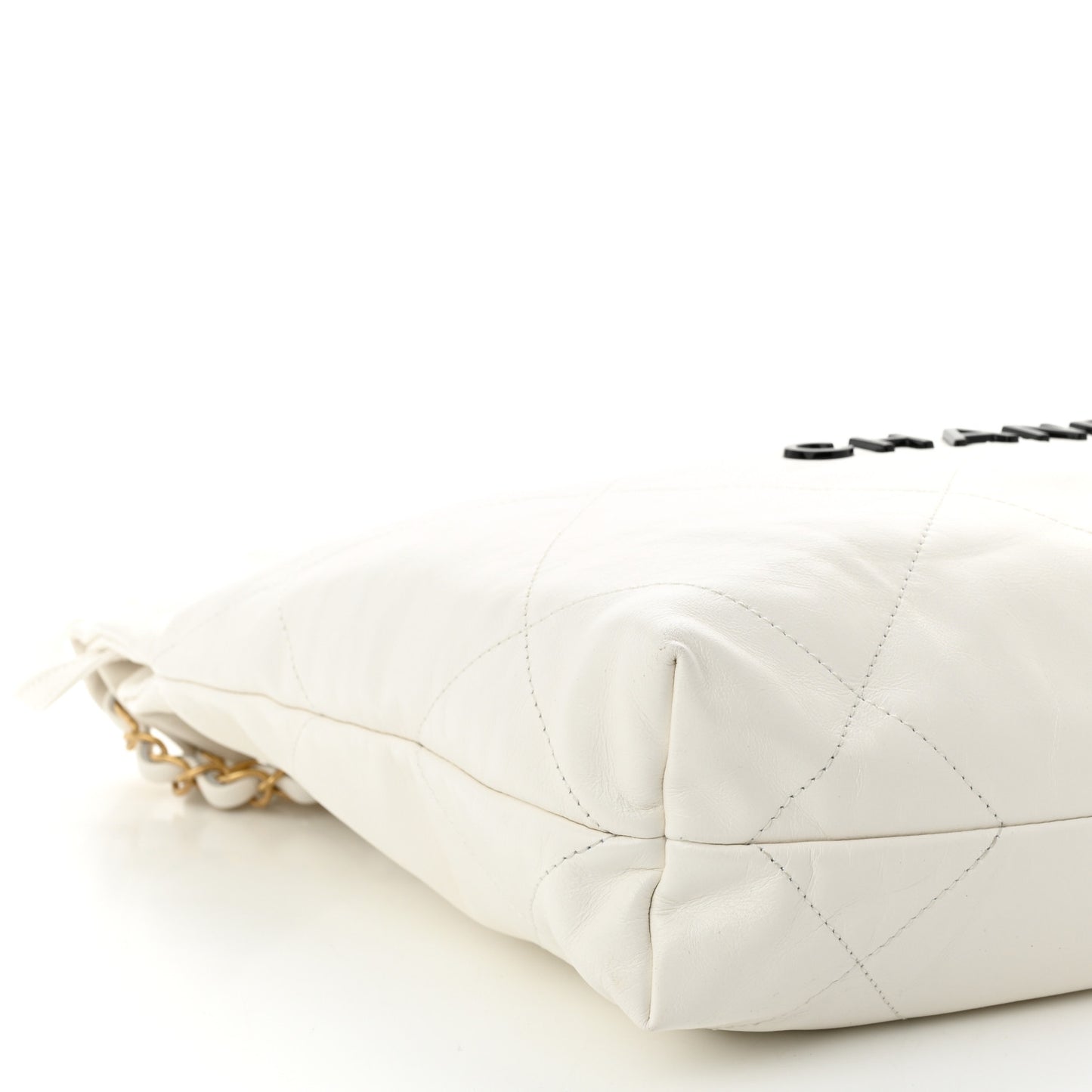 Calfskin Quilted Small Chanel 22 White
