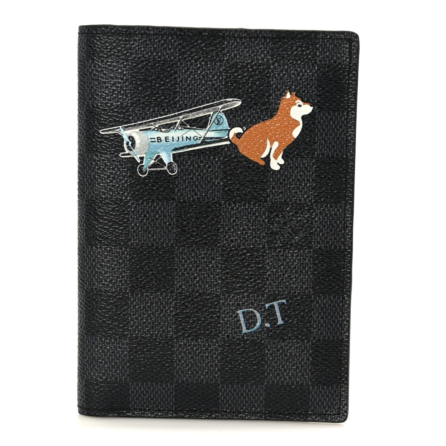 Damier Graphite My LV World Tour Passport Cover