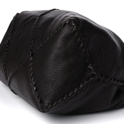 Bottega Veneta Washed Cervo Deerskin Large Hobo Ebano 14 of 16