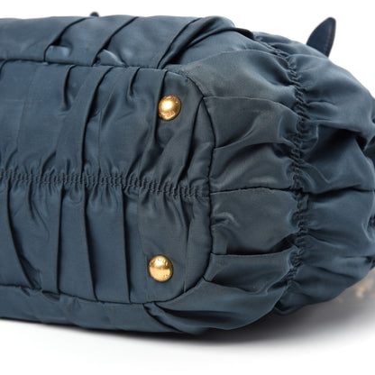Prada Tessuto Nylon Gaufre Tote Bleuette 9 of 10