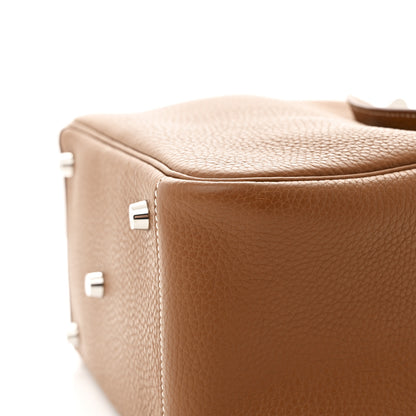 Hermes Taurillon Clemence Lindy 26 Gold 11 of 12