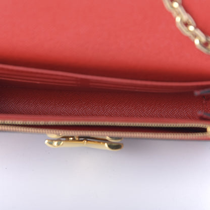 Louis Vuitton Epi Tropical Twist Chain Wallet Rose Beige 5 of 10