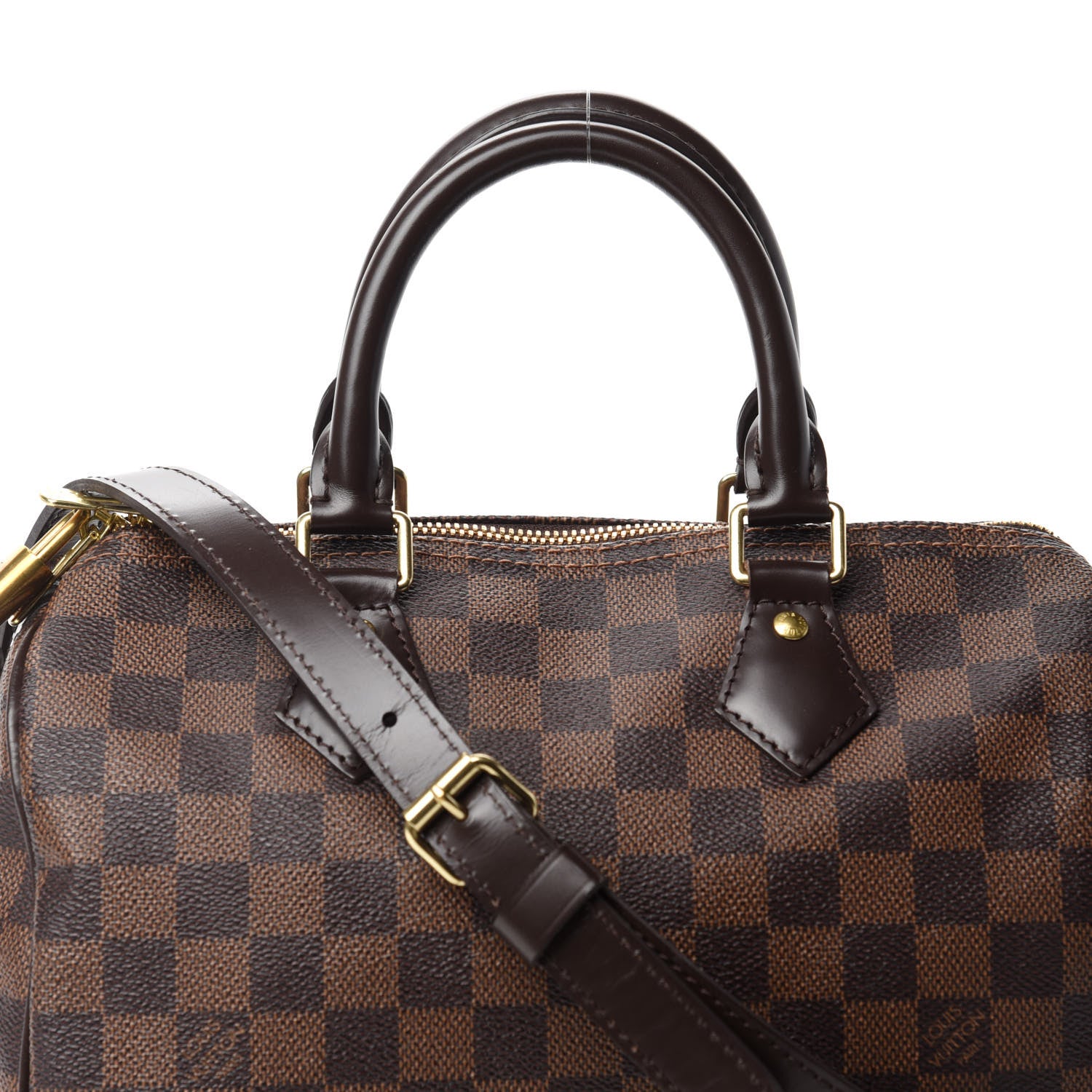 Louis Vuitton Damier Ebene Speedy Bandouliere 25 11 of 11