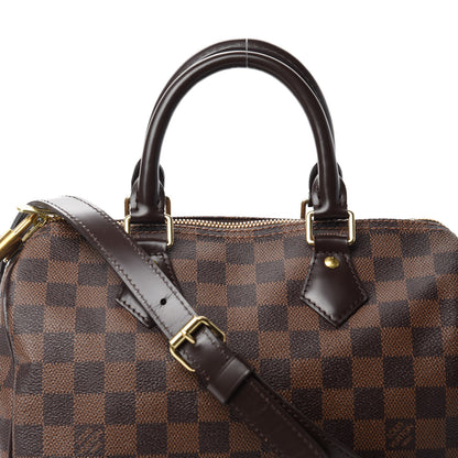 Louis Vuitton Damier Ebene Speedy Bandouliere 25 11 of 11