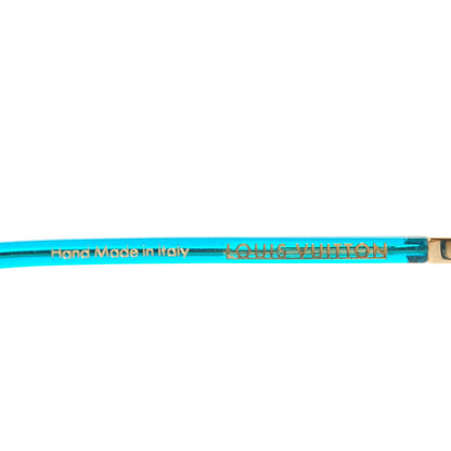 Louis Vuitton Glitter Berry Sunglasses Z0635W Petrole Blue 3 of 4