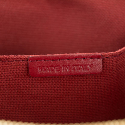 Burberry Haymarket Check Small Salisbury Tote Military Red 7 of 7