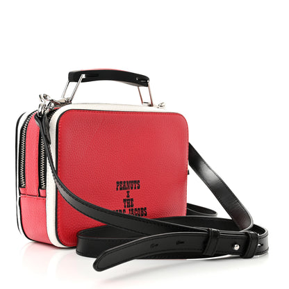 Marc Jacobs X Peanuts Calfskin The Box Crossbody Red 3 of 10