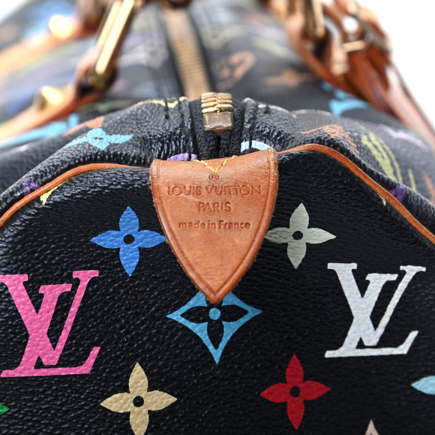 Louis Vuitton Monogram Multicolor Keepall 45 Black 7 of 10