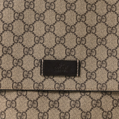 Gucci GG Plus Monogram Messenger Diaper Bag Dark Brown 8 of 10