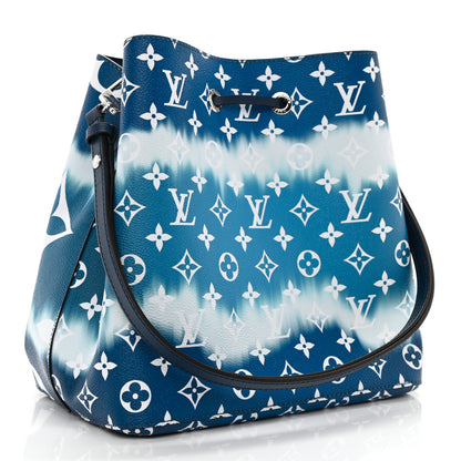 Louis Vuitton Monogram Escale Neonoe MM Blue 3 of 10