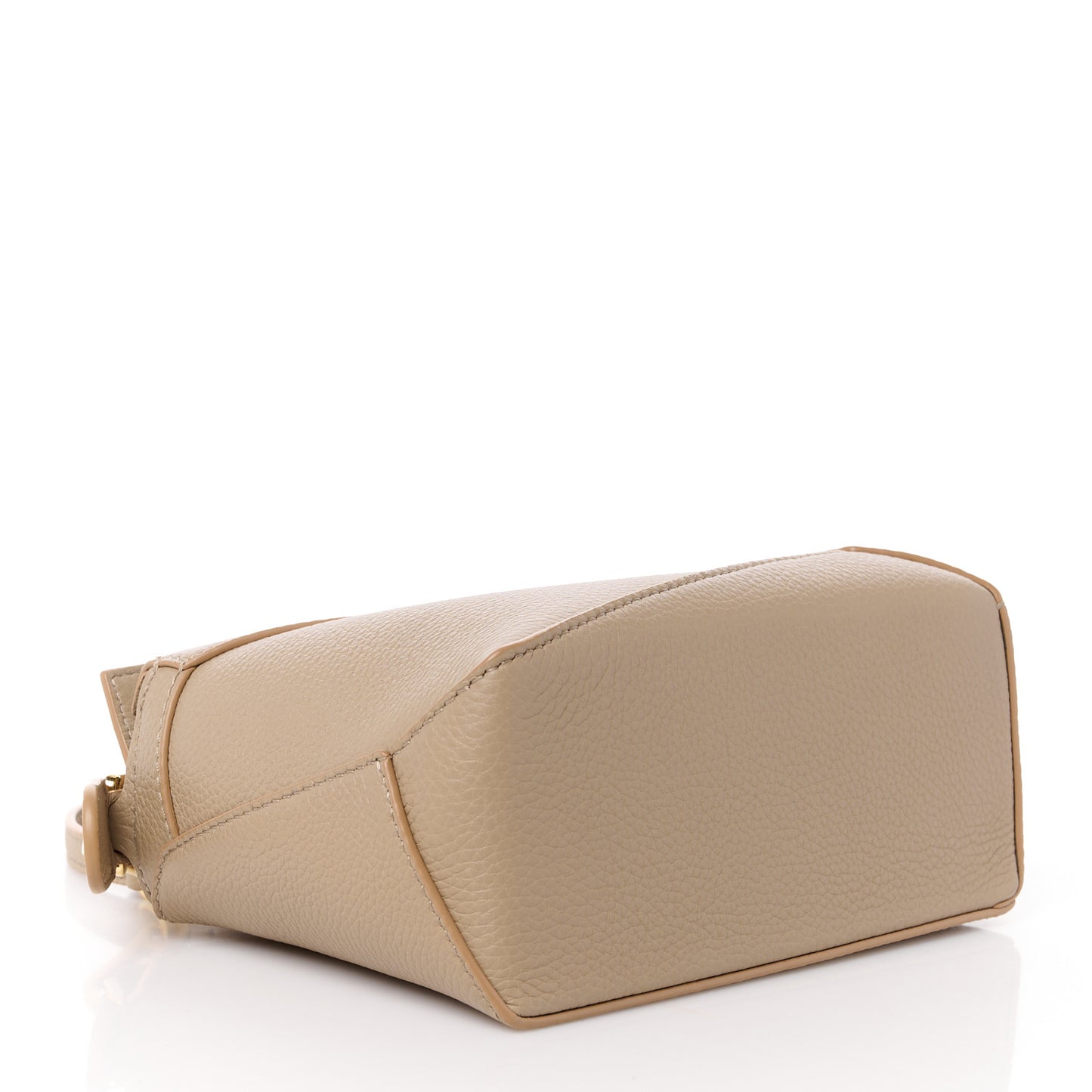 Calfskin Mini Puzzle Edge Bag Sand