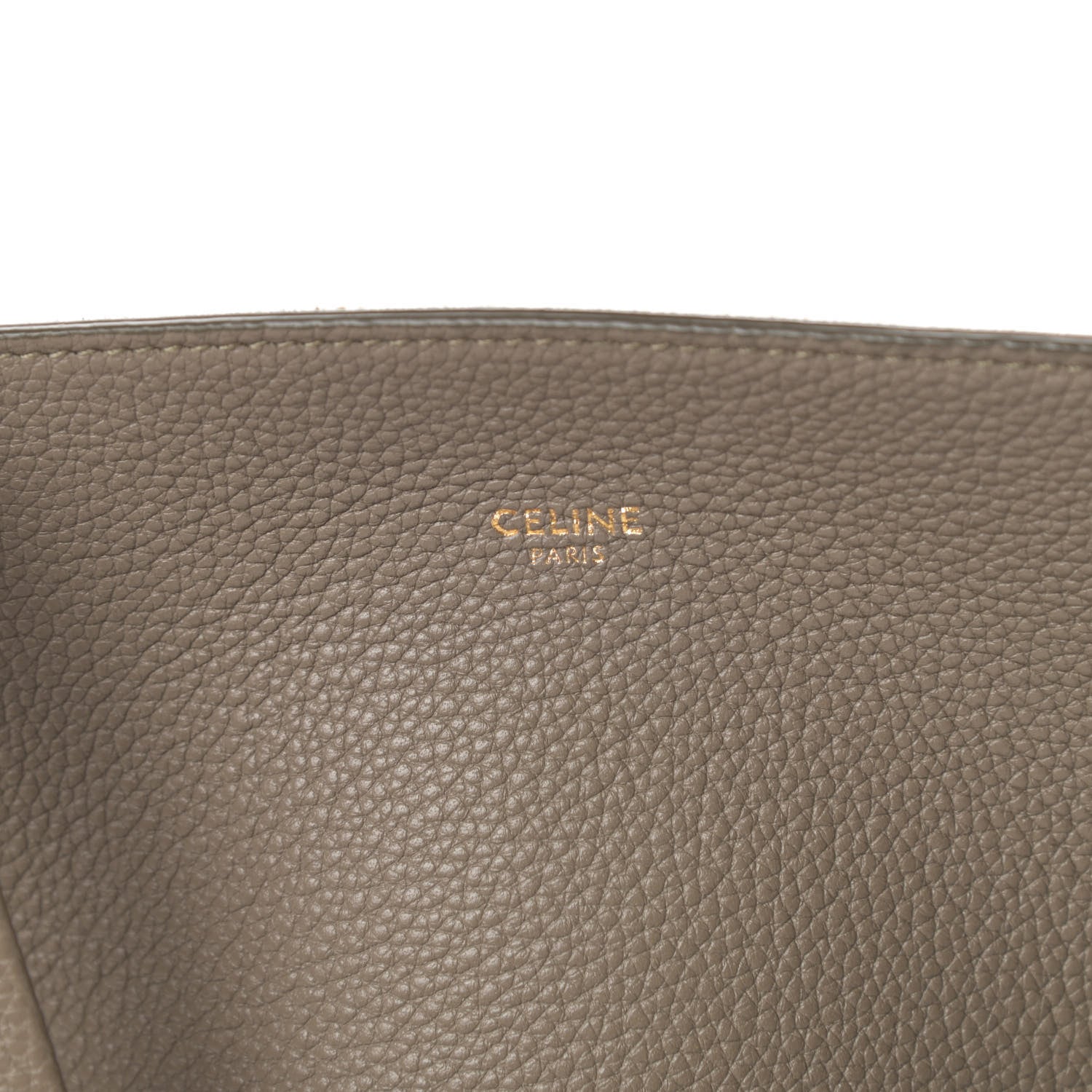Celine Soft Grained Calfskin Small Belt Cabas Phantom Taupe 6 of 14