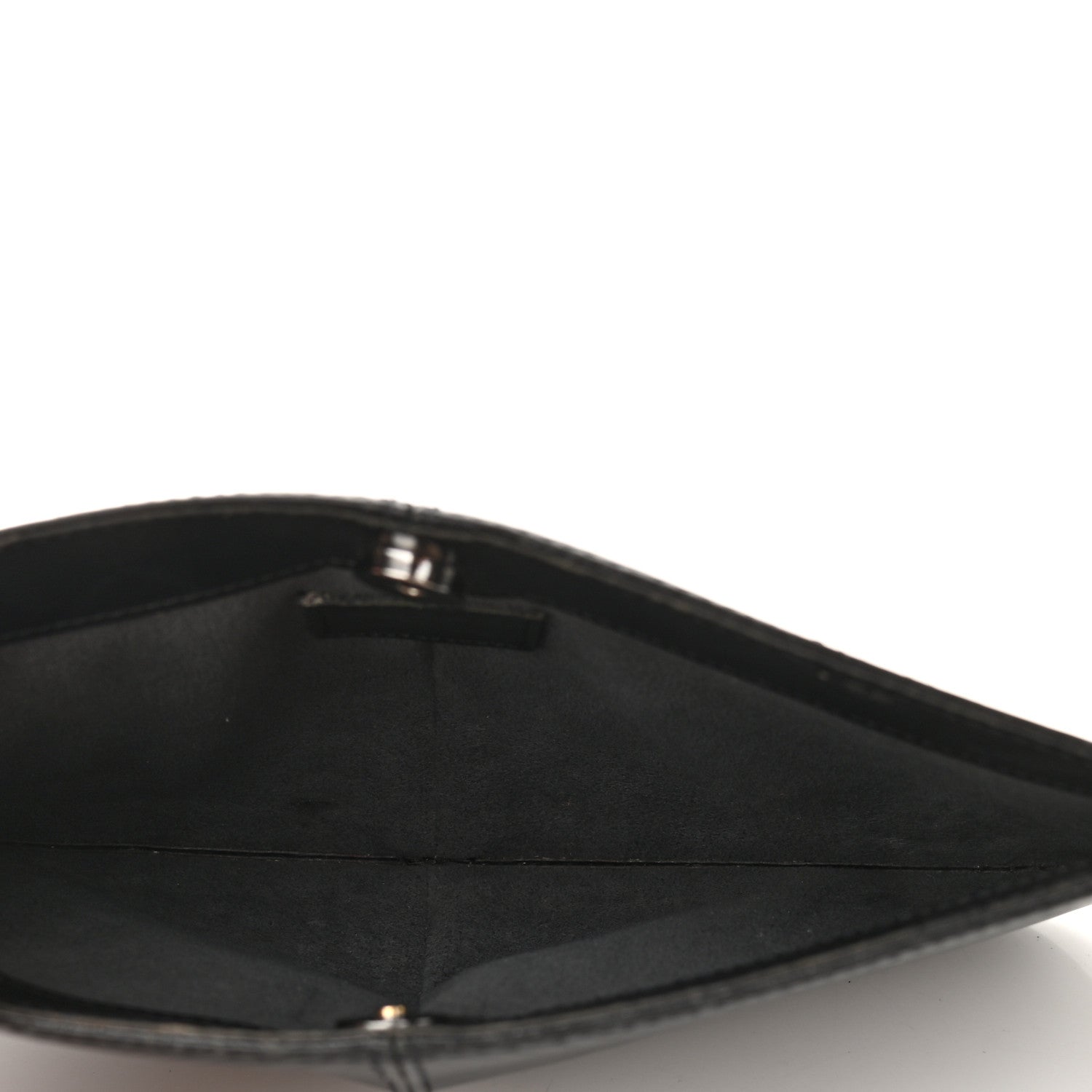 Louis Vuitton Epi Demi Lune Pochette Black 7 of 10