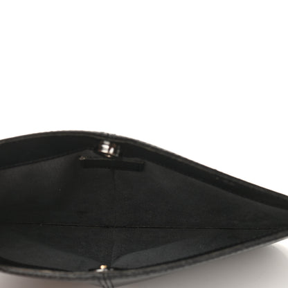 Louis Vuitton Epi Demi Lune Pochette Black 7 of 10