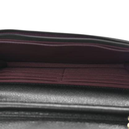 Chanel Caviar Quilted Wallet on Chain WOC Black 5 of 10
