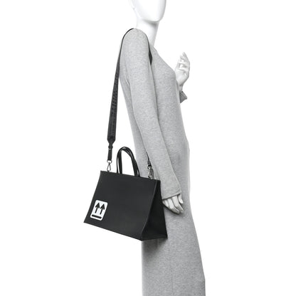 Off-White Calfskin Medium Box Bag Black 2 of 11