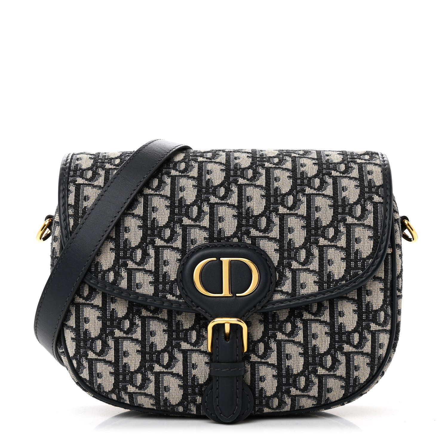 Christian Dior Oblique Medium Bobby Flap Blue 1 of 10