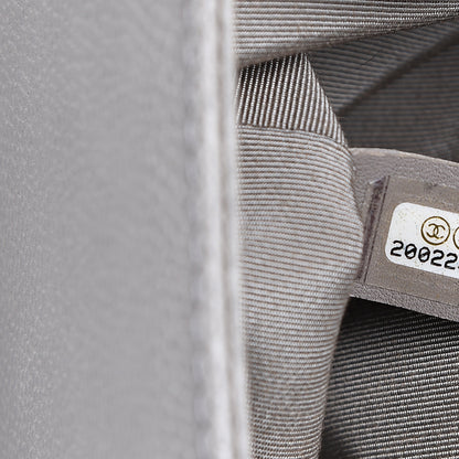 Chanel Caviar Quilted Medium Boy Flap Taupe 6 of 10