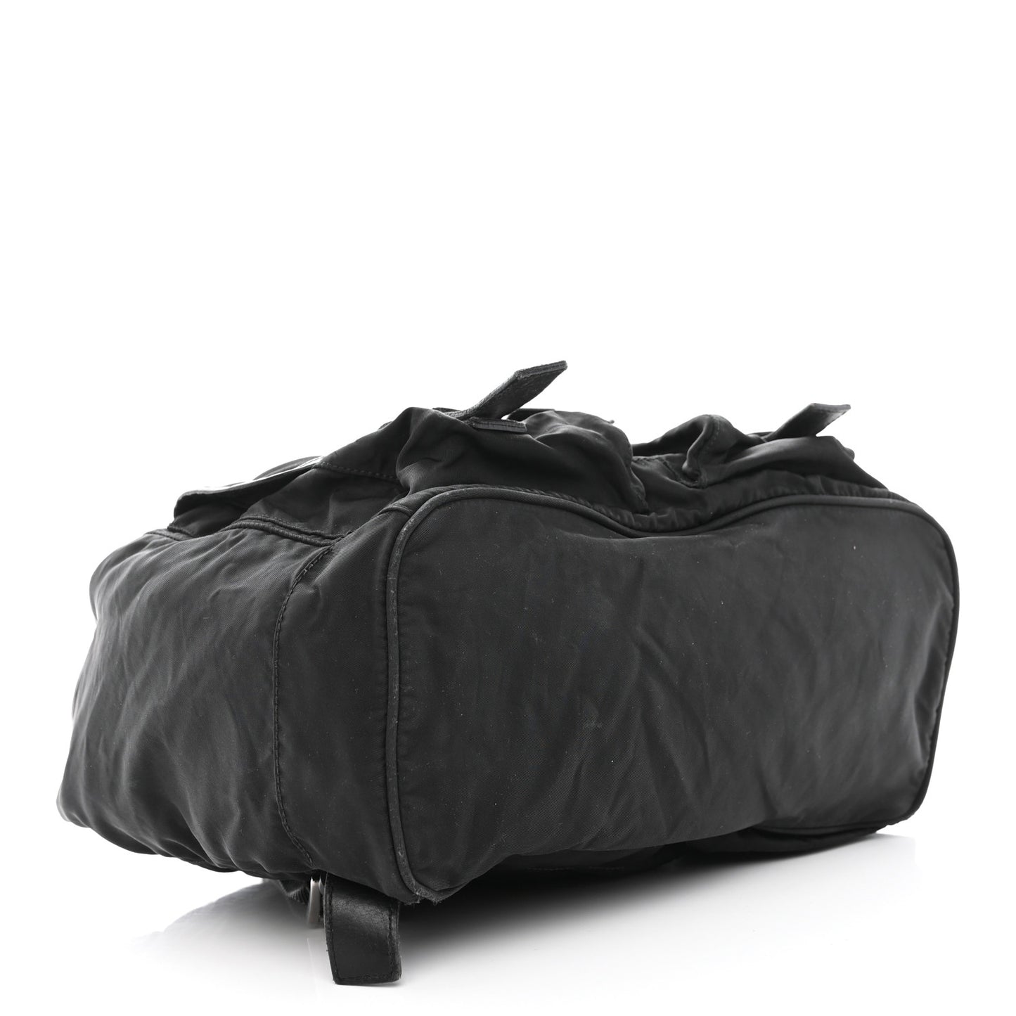 Tessuto Nylon Calfskin Medium Backpack Black