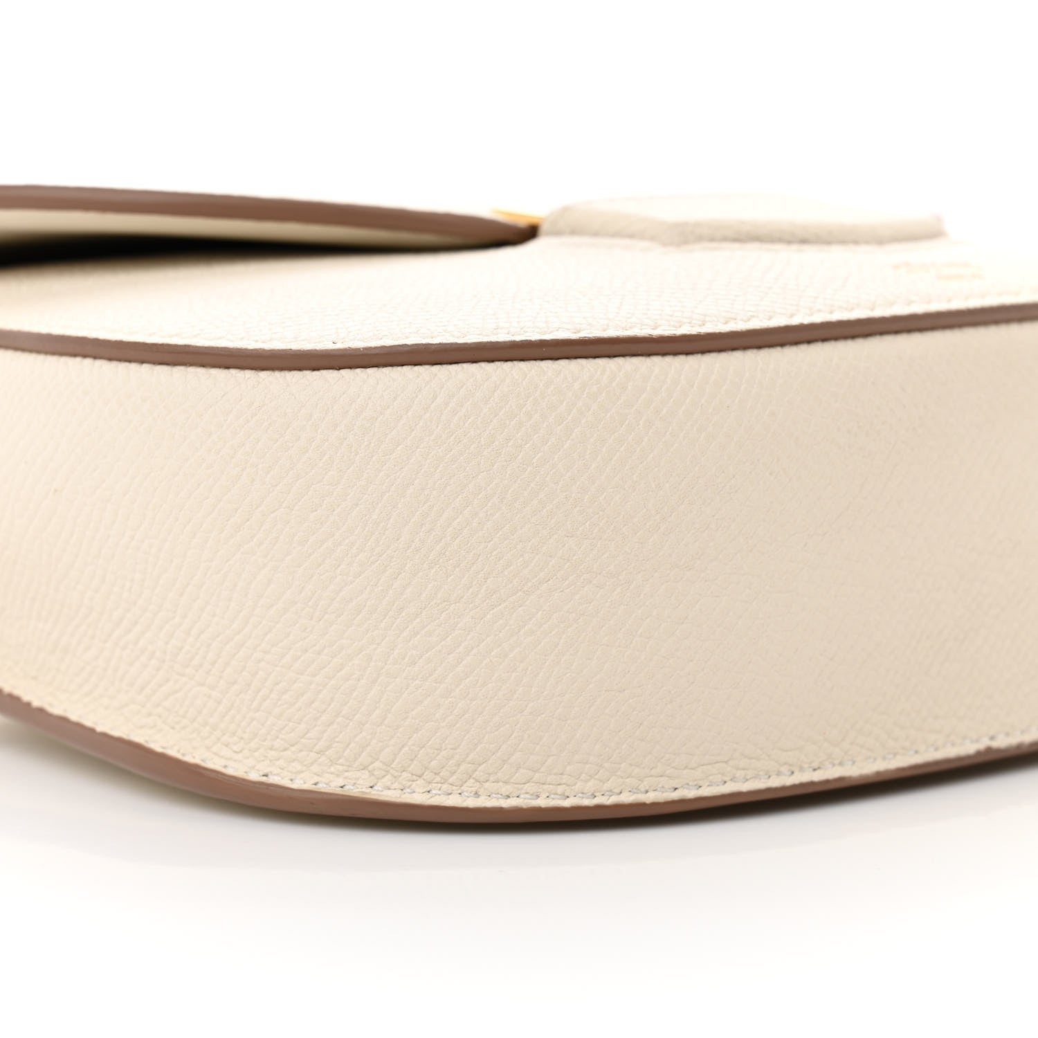Celine Grained Calfskin Small Trotteur White 9 of 14