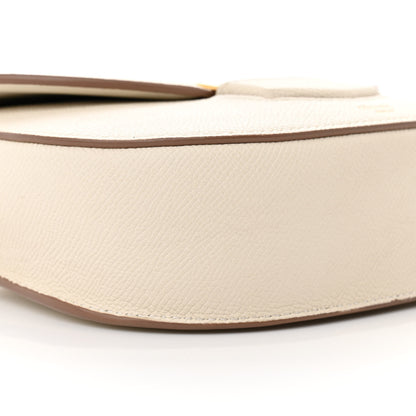 Celine Grained Calfskin Small Trotteur White 9 of 14