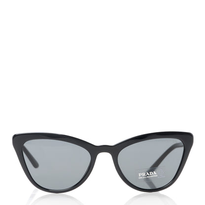 Prada Acetate Cat Eye Sunglasses SPR 01V Black 2 of 8