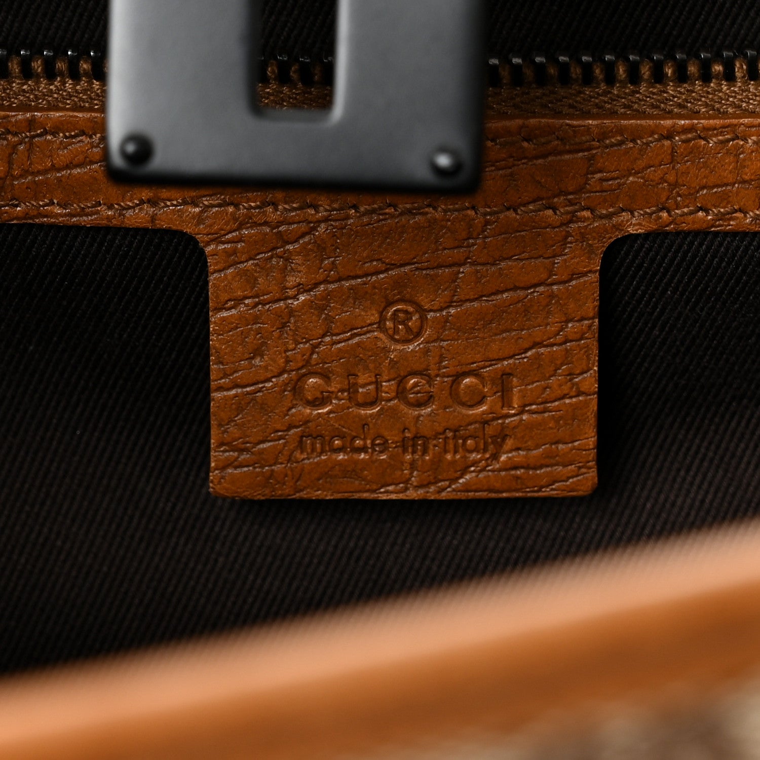 Gucci Monogram Bamboo Bullet Satchel Brown 5 of 12