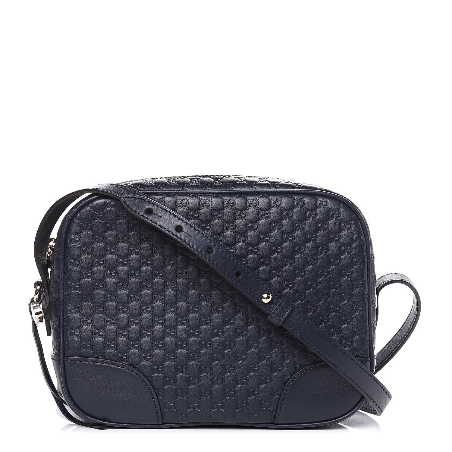 Gucci Soft Microguccissima Mini Bree Messenger Bag Blue 1 of 9