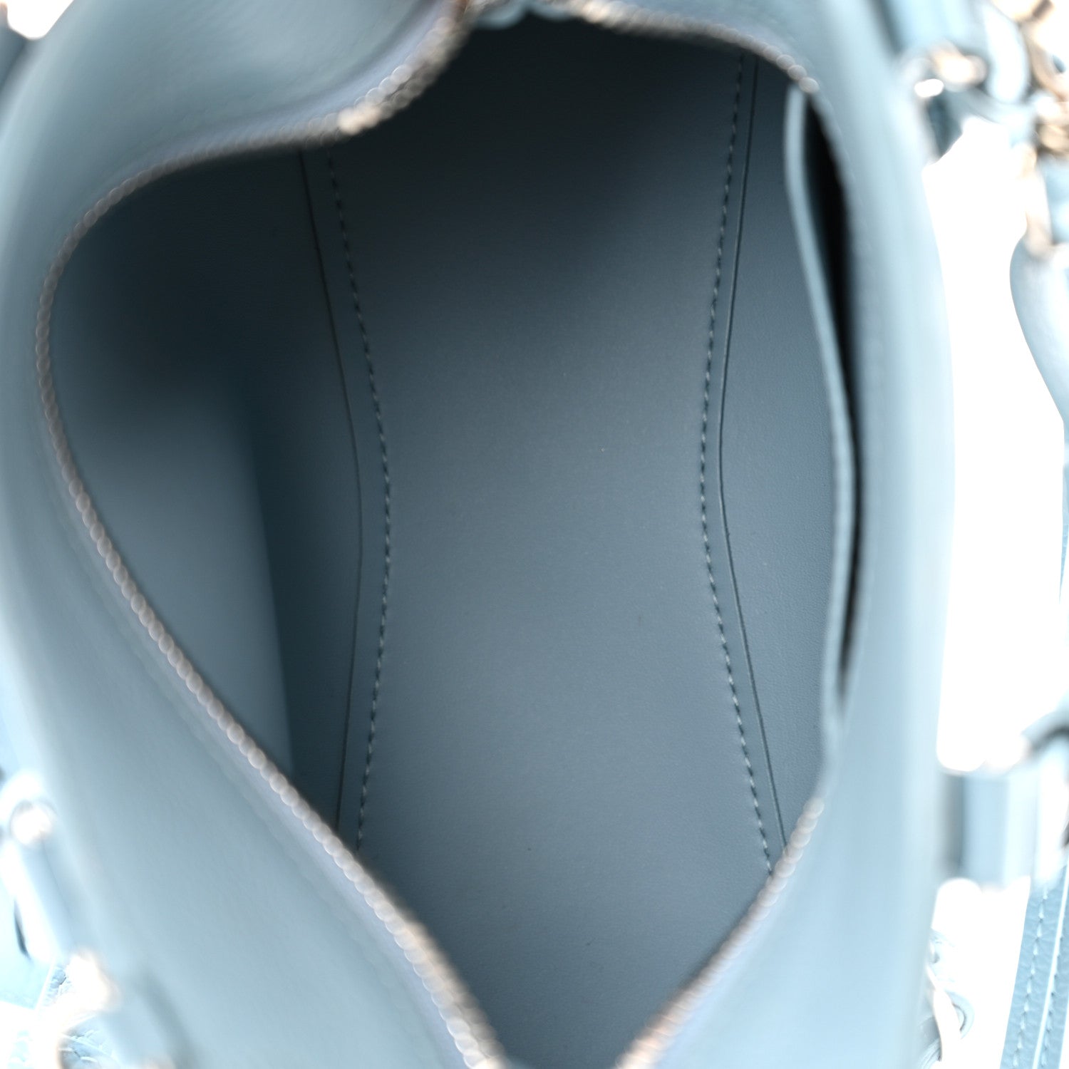 Balenciaga Grained Calfskin Neo Classic Silver Hardware Mini City Blue Grey 5 of 10