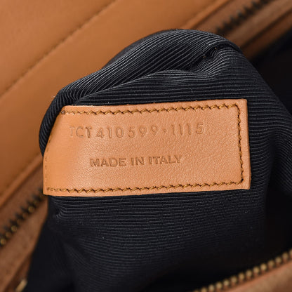Saint Laurent Calfskin Small Rive Gauche Fringe Tote Tan 7 of 15