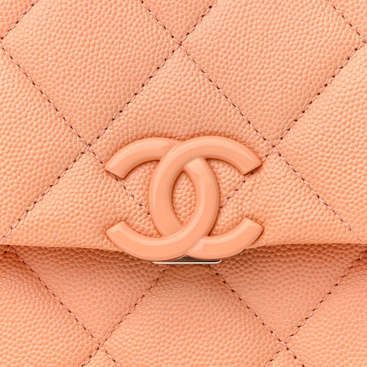Chanel Shaded Caviar Quilted My Everything Flap Orange Light Orange 8 of 10